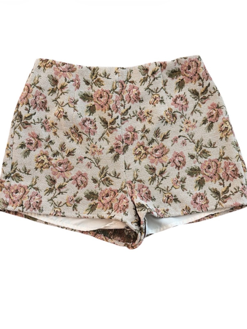 Villa Rose Floral Tapestry Shorts - size XS - Picture 3 of 4